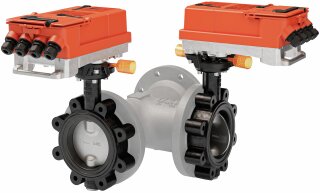 Belimo D7100WL/BAC 3-Weg-BFV mit Antrieb DN100