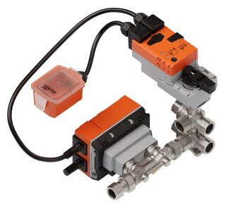 Belimo EP015R6+BAC-HH1 6-Weg-Ele.PI-Regelkugelhahn DN15