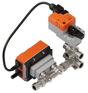 Belimo EP025R6+BAC 6-Weg-Ele.PI-Regelkugelhahn DN25