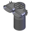 Helios FRS-DWK 2-51/125 Decken-/Wandkasten DN 125 u. 2 x...