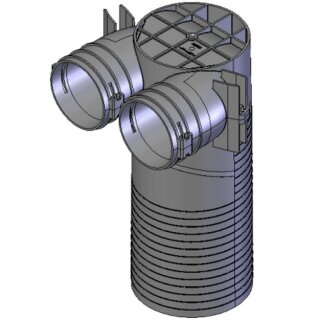 Helios FRS-DWK 2-75/125 Decken-/Wandkasten DN 125 u. 2 x DN 75 (03857)