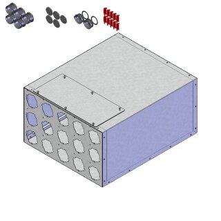 Helios FRS-VK 15-75/180 Verteilerkasten 15 x DN75, 1 x DN180 (03848)