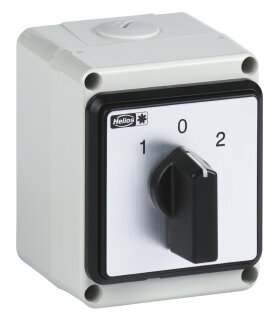 Helios WS Universal-Wendeschalter für AP-+ UP-Montage, 1-+ 3-PH (01271)