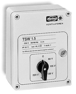 Helios TSW 10 Trafo-Drehzahlsteller 1-PH, 230 V, 10,0 A (01498)