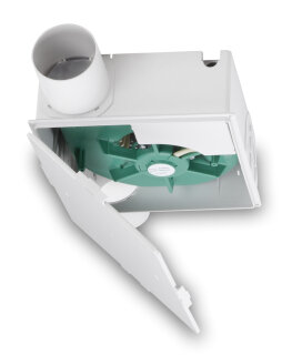 Helios SVV 80 SlimVent Radialventilator mit Rohr-DN 80 mm (02660)