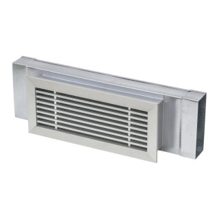 Helios FK-BA 150 Bodengitter mit Einbaugehäuse 150x50 mm, Stahlbl. verz. (02986)