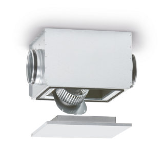 Helios SB 125 C SILENTBOX Rohrventilator, 1 PH schallgedämpft (09562)