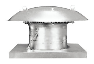 MC Axial-Dachventilator DZD 25/4 D horizontal ausblasend, Drehstrom, DN250 (0087.0490)