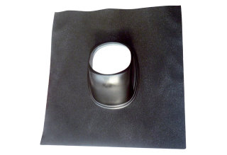 DP 160 SB Dachpfanne Bitumen-Anformstueck, Schwarz, 160 mm (0092.0380)