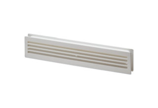 MC Türlüftungsgitter MLK 45 weiß weiß, Länge ca. 450 mm (0151.0126)