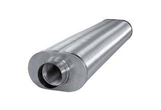 MC Flacher Ovalschalldämpfer RSOF 12/50 Länge 500 mm, DN125 (0092.0531)