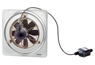 MC Axial-Wandventilator EZQ 20/4-E Ex e Platte, Wechselstrom, Ex-Schutz, DN200 (0083.0850)