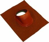 Wolf Universelle Dachpfanne rot 25 - 45Gr. Dachneigung, für CWL-180/300