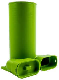 Wolf Anschlussteil für Flachkanal 50x140 Ventil DN125,...
