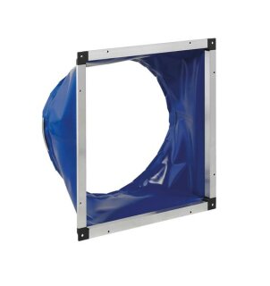 Systemair UGS 025/355 Übergangsstutzen 378x378mm/DN355, flexibel, quadr./rund (4356)