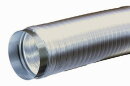 UIS 100-1 Alu-Flexrohr kompr. DN 100, L=1,00m, Muffe...