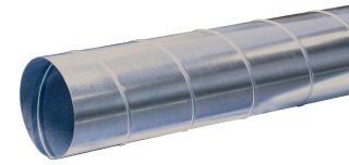 SR 160-1,2 Spiralfalzrohr DN 160, L=1,20m, Stahlblech verzinkt