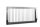 NOVA-C-1-325x125-V-ZN Gitter, verz. Stahl, 1-reihig, Schrauben