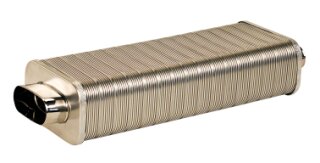 System 100 Schalldämpfer flex. 128x51mmFlachkanal, flex., Alu, L=500mm