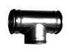T 160-200 T-Stück DN 160/200, Stahlbl. verz.,...