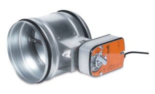 Systemair TUNE-AHU-R-500-3-NF24A Runde Luftklappe, verz.Stahl, C4,24V Fed (79892)