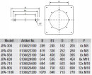 S&P JPA-1100 Anschlussplatte