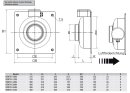 S&P VENT/V-100 N Rohrventilator, Wandmontage, DN100