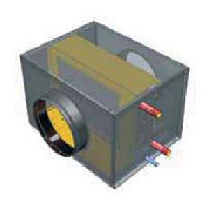 S&P BA-AF 355/23 L Kühlregister, Kaltwasser, DN355, links