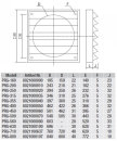 S&amp;P PRG-160  Regenabweisgitter, grau