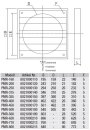 S&P PMR-160  Verschlussklappe, handverstellbar, grau