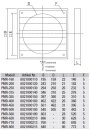 S&P PMR-800  Verschlussklappe, handverstellbar, grau
