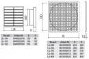 S&amp;P LG-355 L&uuml;ftungsgitter