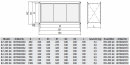 S&P IFL-250  G4 Kanal-Luftfilterbox, Vliesfilter G4