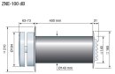 S&P ZNE-100 DB Außenluftdurchlass,...