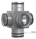S&P RSG-125/80 V Rauch-Schutz-Gehäuse, Abzweig...