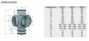 S&amp;P RSG-200/80 V Rauch-Schutz-Geh&auml;use, Abzweig vorne