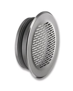 GD Ventilgitter Design Stripes Edelstahl, rund