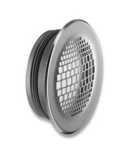 GD Ventilgitter Design Blocs Edelstahl, rund