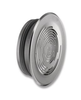 GD Ventilgitter Design Curves Edelstahl, rund