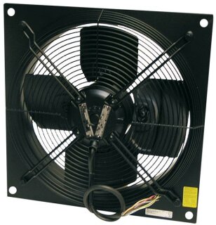 AW 355D4-2-EX Axialventilator 423x423mm, 400V/50Hz, 3~, Stahlbl. verz.