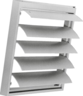 Systemair VK-10 Wand-Verschlussklappe 142x142x15mm, Kunststoff, selbsttätig (87682)