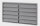 VK 60-30 Wand-Verschlusskl. 685x385x40mm, Kunststoff, selbsttätig
