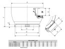 S&amp;P CRVB-280 N ECOWATT PLUS Dachventilator, vertikal, EC, Regelung