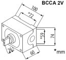 S&amp;P BCCA 2V 2-Stufenschalter f&uuml;r PRO-REG Ger&auml;te