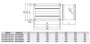 S&P IJK-CADT-HE 45 H Jalousieklappe für CADT-HE...