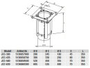 S&amp;P JCC-300 Anschlu&szlig;st&uuml;ck f&uuml;r Rohre, DN180