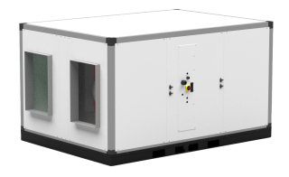 S&P CADT-HE-D 45 LH ECOWATT WRG-Gerät, EC, Gegenstrom-WT, horizontal