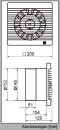 S&amp;P DECOR-300 CZ Kleinraumventilator