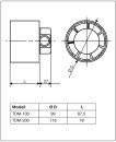 S&amp;P TDM-100 Z Rohreinschub-Ventilator