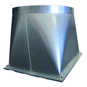 S&P PRRE CADT-HE 45 Übergangsstück, eckig/rund 500mm